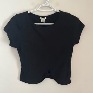 Bozzolo Black Knotted Crop - 9/10 Condition